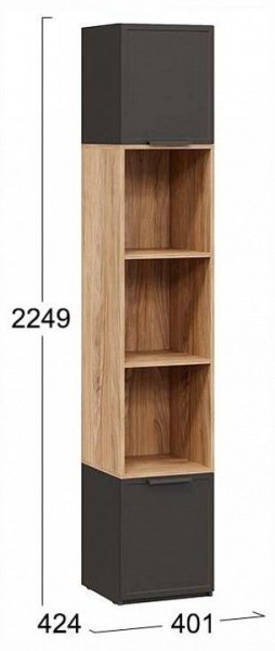 Стеллаж комбинированный Стелла в Кудымкаре - kudymkar.ok-mebel.com | фото 4