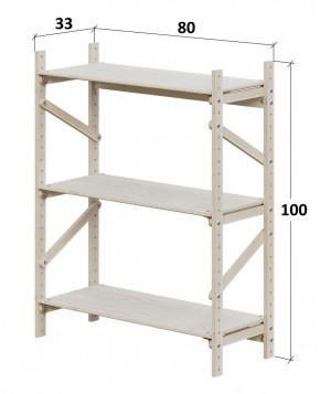 Стеллаж Конструктор Арт.С1000-1 в Кудымкаре - kudymkar.ok-mebel.com | фото 2