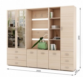 Стенка для прихожей Мартин-4 в Кудымкаре - kudymkar.ok-mebel.com | фото 3