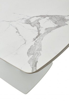 Стол ALATRI 120 GLOSS STATUARIO WHITE SOLID CERAMIC / WHITE, ®DISAUR в Кудымкаре - kudymkar.ok-mebel.com | фото 10