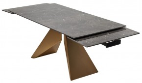 Стол ALES 180 BLACK GRAVE SOLID CERAMIC, керамика / бронзовый, ®DISAUR в Кудымкаре - kudymkar.ok-mebel.com | фото 9
