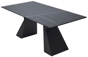 Стол БОГАРТ 200 TITANIUM BLACK PULIDO, керамика / Черный М-City в Кудымкаре - kudymkar.ok-mebel.com | фото 5