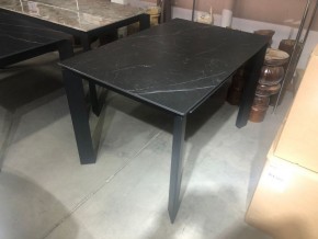 Стол CORNER 120 MATT BLACK MARBLE SOLID CERAMIC / BLACK, ®DISAUR в Кудымкаре - kudymkar.ok-mebel.com | фото 2