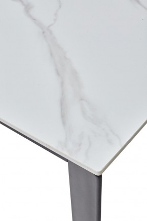 Стол CORNER 120 MATT WHITE MARBLE SOLID CERAMIC / BLACK, ®DISAUR в Кудымкаре - kudymkar.ok-mebel.com | фото 8