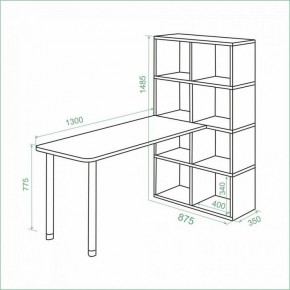 Стол компьютерный Bartolo в Кудымкаре - kudymkar.ok-mebel.com | фото 3