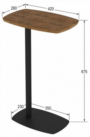 Стол придиванный Дей в Кудымкаре - kudymkar.ok-mebel.com | фото 4
