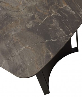 Стол RASMUS 160 KL-80 Серый мрамор, итальянская керамика / черный каркас, ®DISAUR в Кудымкаре - kudymkar.ok-mebel.com | фото 9