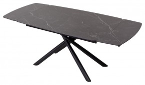 Стол RIVOLI 140 MATT BLACK MARBLE SOLID CERAMIC / BLACK, ®DISAUR в Кудымкаре - kudymkar.ok-mebel.com | фото 3