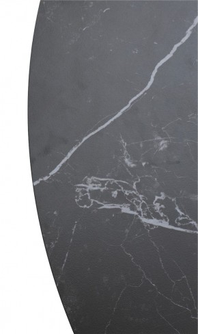 Стол TERNI 120 MATT BLACK MARBLE SOLID CERAMIC Черный мрамор матовый, керамика /Черн.каркас, ®DISAUR в Кудымкаре - kudymkar.ok-mebel.com | фото 9