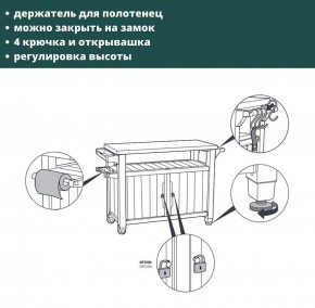 Столик для барбекю 207 Л (Unity XL 207L) в Кудымкаре - kudymkar.ok-mebel.com | фото 8