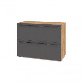 СТОУН С81 Комод (золотой дуб/графит) в Кудымкаре - kudymkar.ok-mebel.com | фото