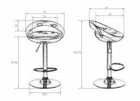 Стул барный DOBRIN DISCO LM-1010 (оранжевый) в Кудымкаре - kudymkar.ok-mebel.com | фото