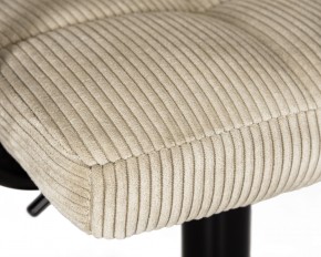 Стул барный DOBRIN KRUGER ARM BLACK, бежевый вельвет (LAR-E2041-04) в Кудымкаре - kudymkar.ok-mebel.com | фото 7