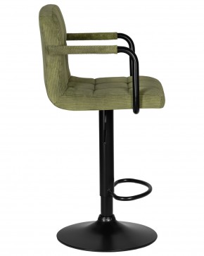 Стул барный DOBRIN KRUGER ARM BLACK, зеленый вельвет (LAR-E2041-7) в Кудымкаре - kudymkar.ok-mebel.com | фото 3