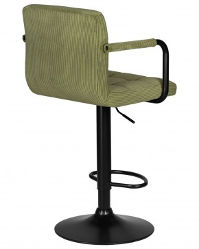 Стул барный DOBRIN KRUGER ARM BLACK, зеленый вельвет (LAR-E2041-7) в Кудымкаре - kudymkar.ok-mebel.com | фото 4