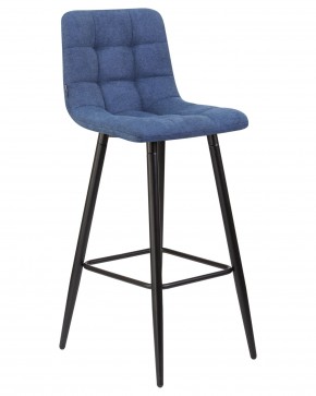 Стул барный DOBRIN NICOLE, черные матовые ножки, синяя ткань (UF860-14B) в Кудымкаре - kudymkar.ok-mebel.com | фото 2