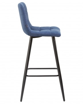 Стул барный DOBRIN NICOLE, черные матовые ножки, синяя ткань (UF860-14B) в Кудымкаре - kudymkar.ok-mebel.com | фото 3