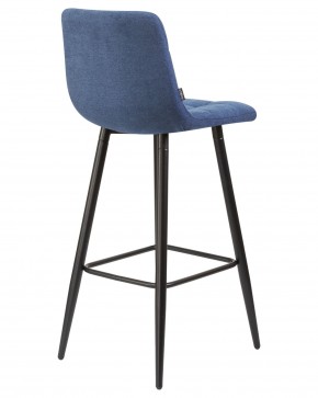 Стул барный DOBRIN NICOLE, черные матовые ножки, синяя ткань (UF860-14B) в Кудымкаре - kudymkar.ok-mebel.com | фото 4