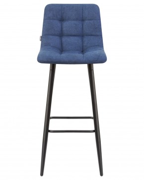 Стул барный DOBRIN NICOLE, черные матовые ножки, синяя ткань (UF860-14B) в Кудымкаре - kudymkar.ok-mebel.com | фото 6