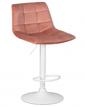 Стул барный DOBRIN TAILOR WHITE, пудрово-розовый велюр (MJ9-32) в Кудымкаре - kudymkar.ok-mebel.com | фото