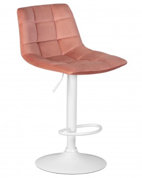 Стул барный DOBRIN TAILOR WHITE, пудрово-розовый велюр (MJ9-32) в Кудымкаре - kudymkar.ok-mebel.com | фото 2