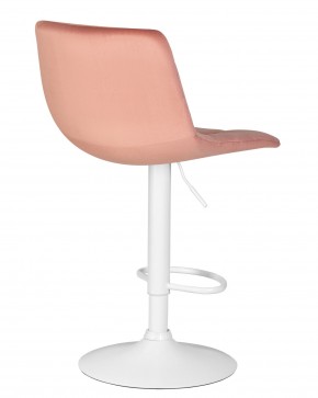 Стул барный DOBRIN TAILOR WHITE, пудрово-розовый велюр (MJ9-32) в Кудымкаре - kudymkar.ok-mebel.com | фото 4