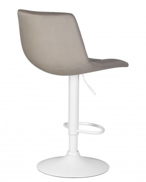 Стул барный DOBRIN TAILOR WHITE, серый велюр (MJ9-75) в Кудымкаре - kudymkar.ok-mebel.com | фото 4
