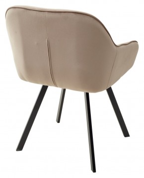 Стул GALE 360 град. поворот. BLUVEL-40 BEIGE, велюр/ черный каркас, М-City в Кудымкаре - kudymkar.ok-mebel.com | фото 4
