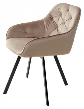 Стул GALE 360 град. поворот. BLUVEL-40 BEIGE, велюр/ черный каркас, М-City в Кудымкаре - kudymkar.ok-mebel.com | фото 5