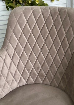 Стул HERMAN 360 град. ЛАТТЕ #25, велюр / белый каркас М-City в Кудымкаре - kudymkar.ok-mebel.com | фото 3