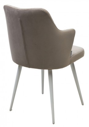 Стул HERMAN 360 град. ЛАТТЕ #25, велюр / белый каркас М-City в Кудымкаре - kudymkar.ok-mebel.com | фото 5