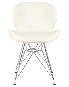 Стул обеденный DOBRIN BUTTERFLY CHROME, ножки хром, цвет кремовый в Кудымкаре - kudymkar.ok-mebel.com | фото 6