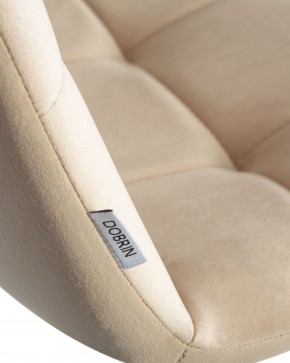 Стул обеденный DOBRIN CHILLY, Бежевый Holland 07, основание белое в Кудымкаре - kudymkar.ok-mebel.com | фото 10