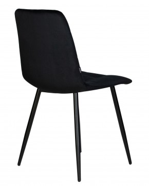 Стул обеденный DOBRIN CHILLY, Черный Holland 75, основание черное в Кудымкаре - kudymkar.ok-mebel.com | фото 5