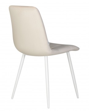 Стул обеденный DOBRIN CHILLY, Кремовый Holland 05, основание белое в Кудымкаре - kudymkar.ok-mebel.com | фото 5