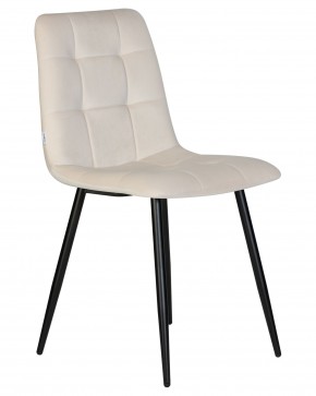 Стул обеденный DOBRIN CHILLY, Кремовый Holland 05, основание черное в Кудымкаре - kudymkar.ok-mebel.com | фото 3