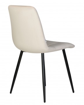 Стул обеденный DOBRIN CHILLY, Кремовый Holland 05, основание черное в Кудымкаре - kudymkar.ok-mebel.com | фото 5