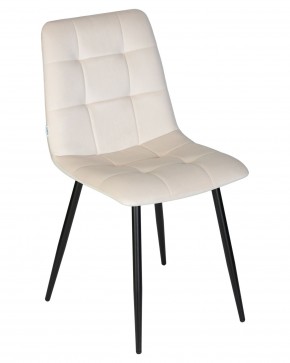 Стул обеденный DOBRIN CHILLY, Кремовый Holland 05, основание черное в Кудымкаре - kudymkar.ok-mebel.com | фото 8