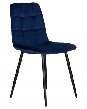 Стул обеденный DOBRIN CHILLY, Темно-синий Holland 60, основание черное в Кудымкаре - kudymkar.ok-mebel.com | фото 2