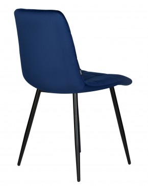 Стул обеденный DOBRIN CHILLY, Темно-синий Holland 60, основание черное в Кудымкаре - kudymkar.ok-mebel.com | фото 4