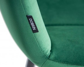 Стул обеденный DOBRIN CHILLY, Темно-зеленый Holland 30, основание черное в Кудымкаре - kudymkar.ok-mebel.com | фото 10