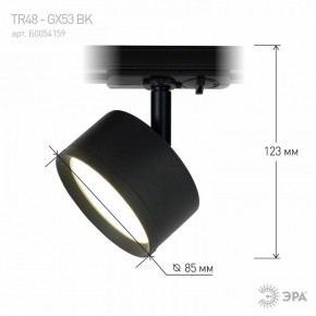 Светильник на штанге Эра  TR48 - GX53 BK в Кудымкаре - kudymkar.ok-mebel.com | фото 7