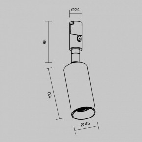 Светильник на штанге Maytoni Focus Led TR201-1-10W3K-M-B в Кудымкаре - kudymkar.ok-mebel.com | фото 7