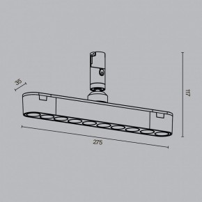 Светильник на штанге Maytoni Points Rot TR203-1-10W3K-S-B в Кудымкаре - kudymkar.ok-mebel.com | фото 8