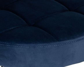 Табурет барный DOBRIN BRUNO BLACK, синий велюр (MJ9-117) в Кудымкаре - kudymkar.ok-mebel.com | фото 4