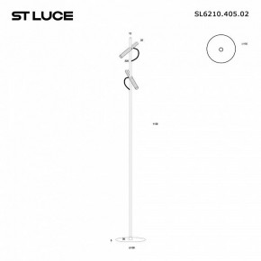 Торшер ST-Luce LILT SL6210.405.02 в Кудымкаре - kudymkar.ok-mebel.com | фото 2