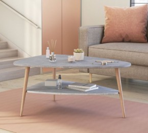 ТРИО Стол журнальный (бетон) в Кудымкаре - kudymkar.ok-mebel.com | фото