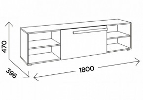 Тумба под ТВ Чернин 1800 в Кудымкаре - kudymkar.ok-mebel.com | фото 5