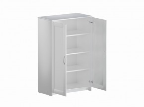 Тумба СИРИУС двухдверная высокая, цвет белый в Кудымкаре - kudymkar.ok-mebel.com | фото 3
