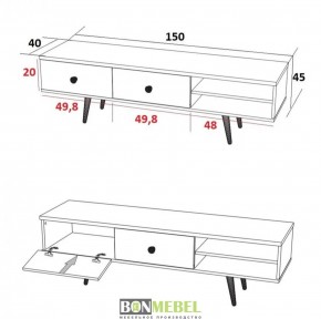 Тумба TV - 1 Art design в Кудымкаре - kudymkar.ok-mebel.com | фото 5